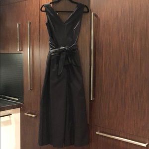 Black stretch cotton J crew jumpsuit